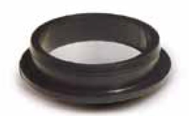 PE knel losse afstandhouder Agri zwart