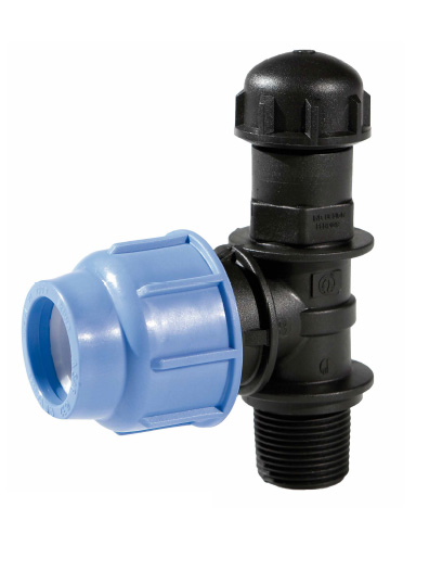 PE knel aanboor aftap T-stuk