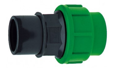 PVC x PE knel koppeling recht