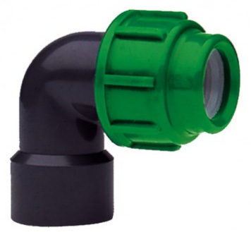 PVC lijm x PE knel knie 90°