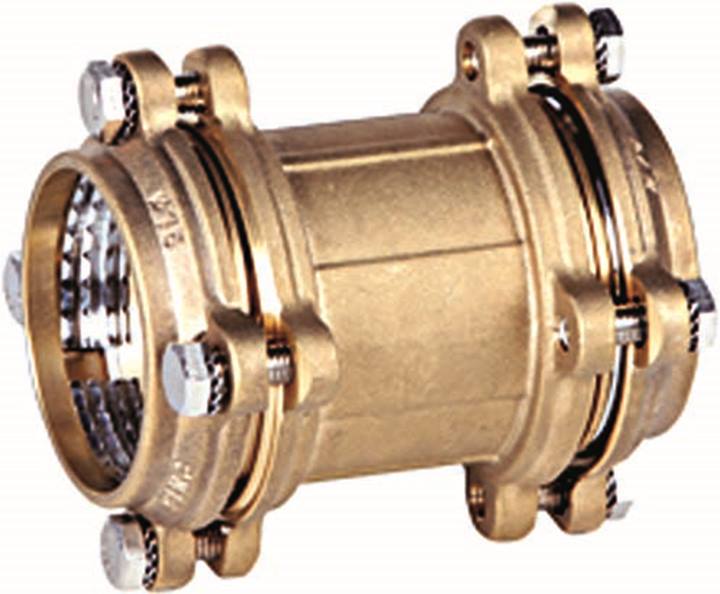 Genebre (0022) Messing PE snijring koppeling recht