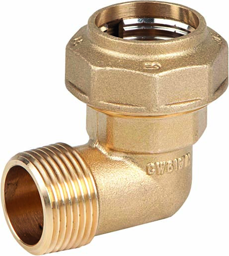 Genebre (0042) Messing PE snijring puntknie 90° bu.dr.