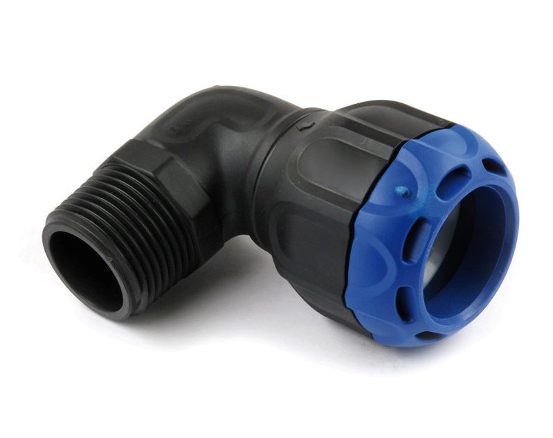 Isiflo Sprint PE insteek puntknie 90° met bu.dr. Kiwa