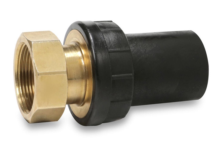 PE 2/3 adapter spie x bi.dr. messing PE100 SDR11, PN16