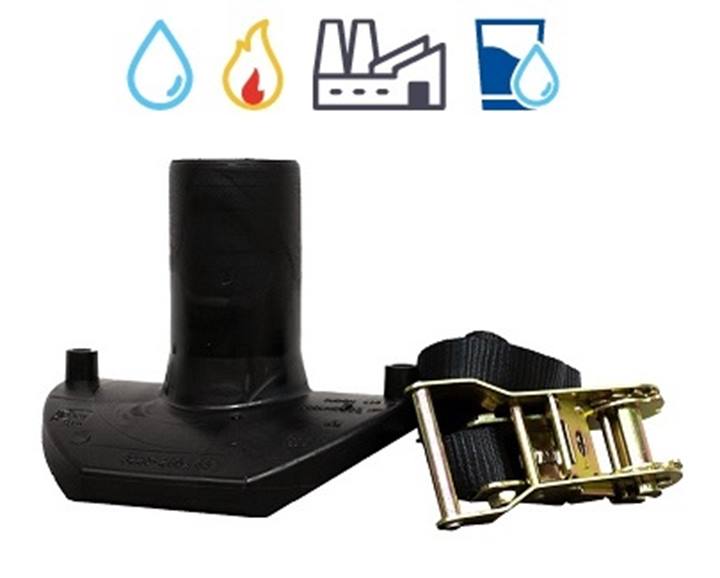 Elektrolas zadelstuk PE100 SDR11, PN16 (Water & Gas)