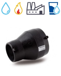 Elektrolas verloopsok PE100 SDR11, PN16 (Water & Gas)