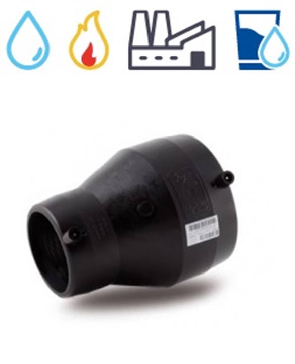 Elektrolas verloopsok PE100 SDR11, PN16 (Water & Gas)