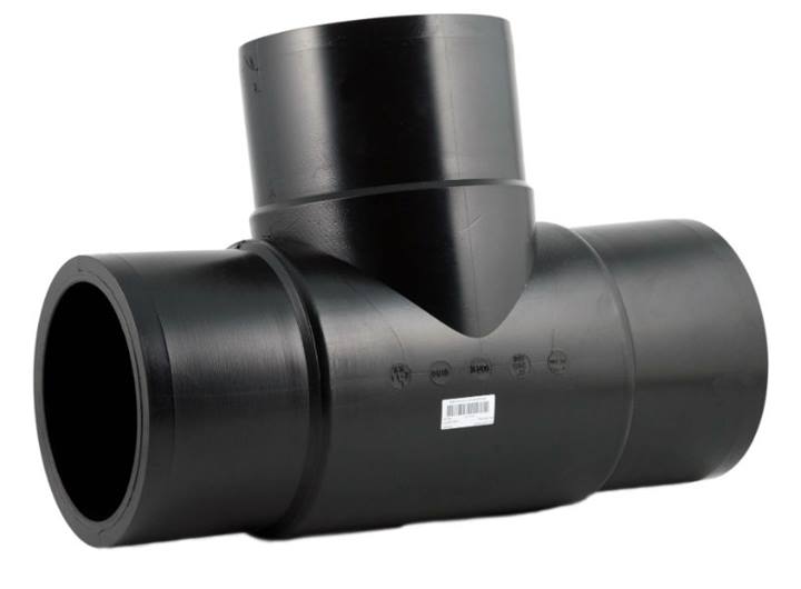 PE T-stuk 90° PE100 SDR17, PN10