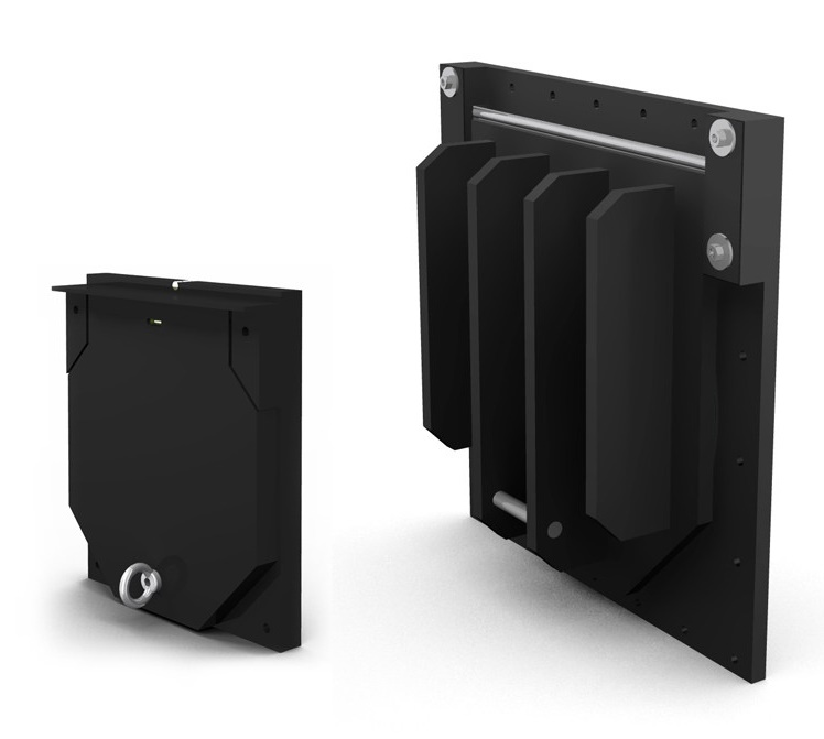 HDPE riool uitstroom afsluiter flens vlak