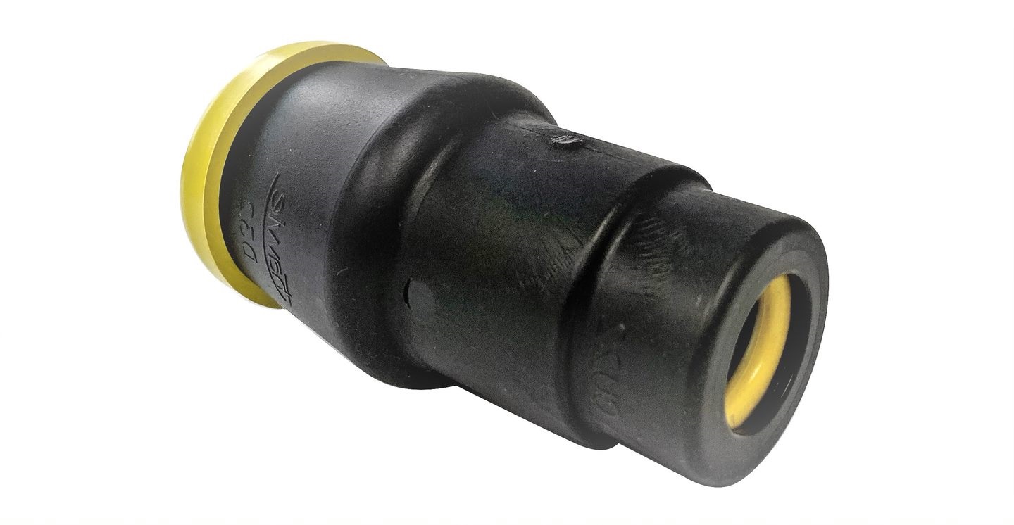 Hawle Gas koppeling recht PE x CU K6385