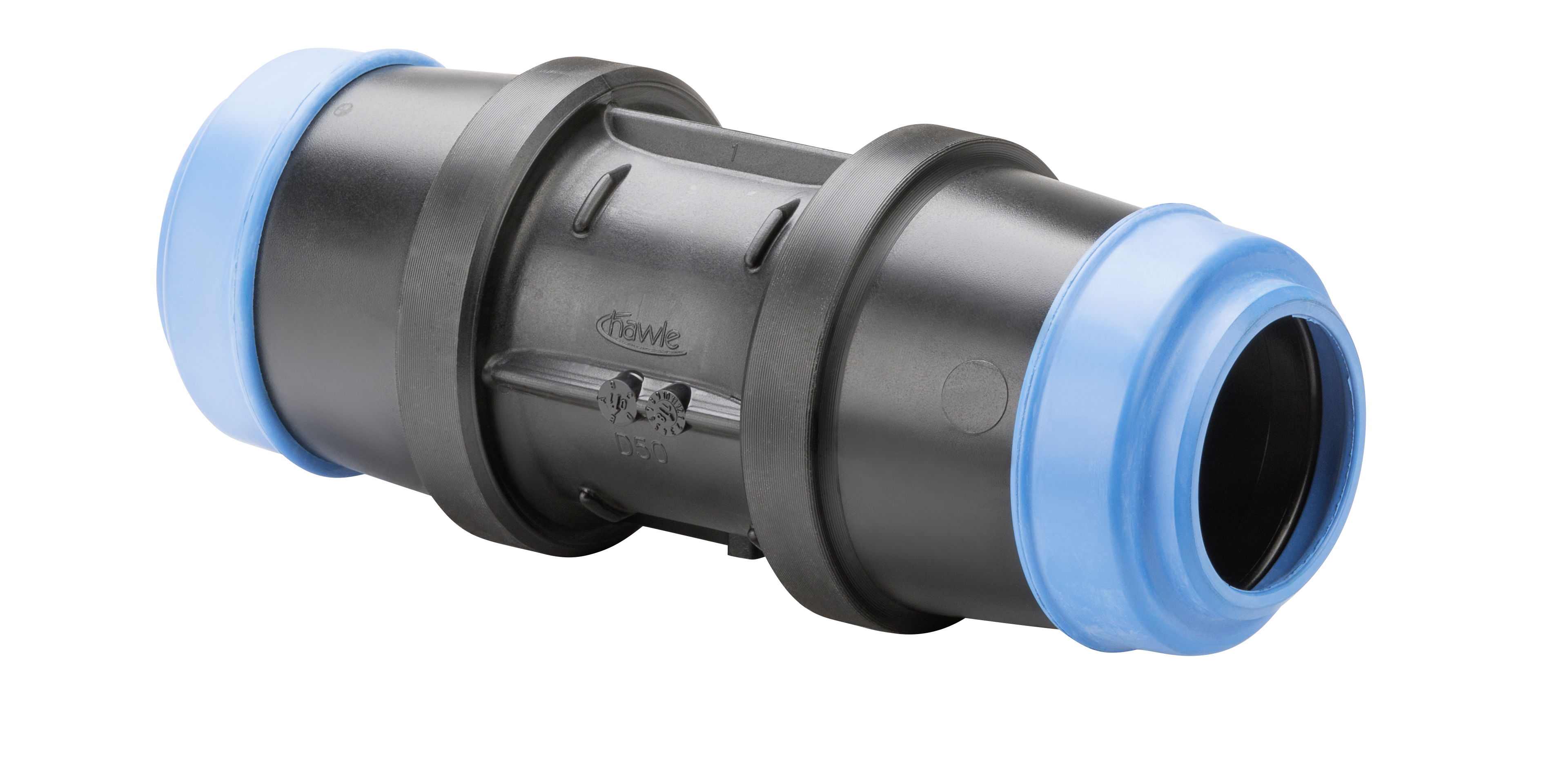 Hawle Water koppeling recht 2x PE aansluiting K6320