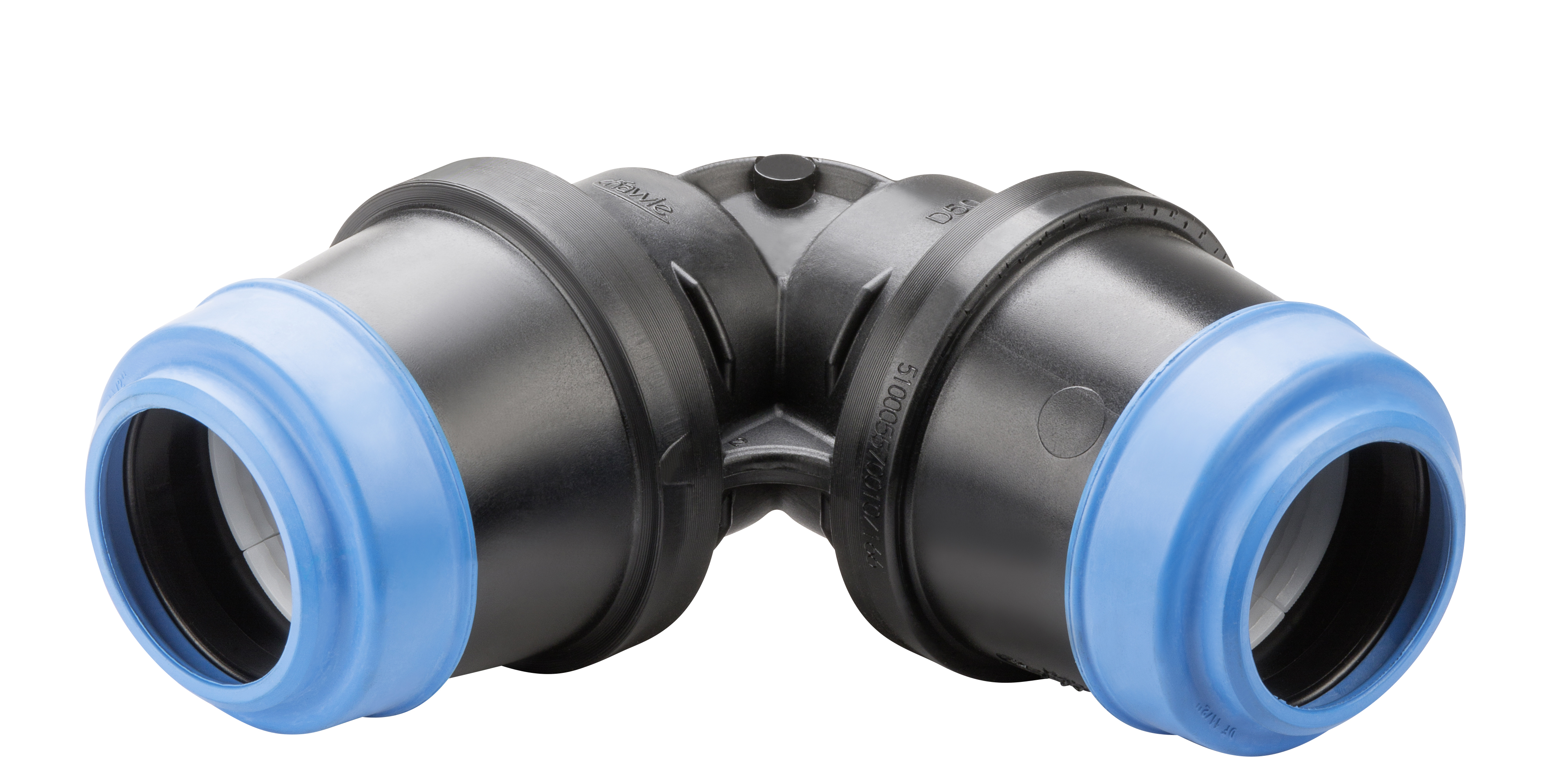 Hawle Water knie 90° 2x PE K6420