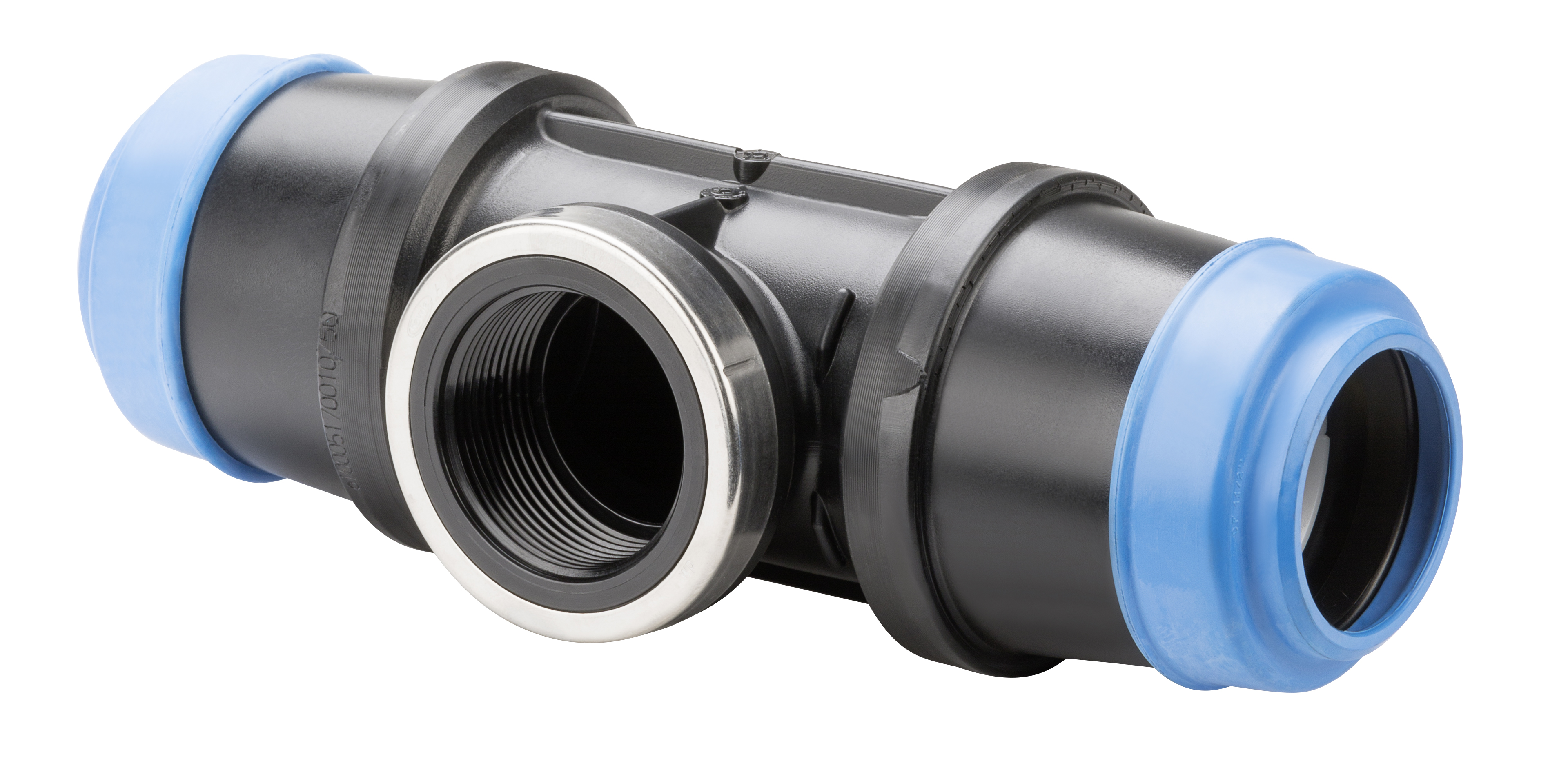 Hawle Water schroef T-stuk 90° PE aansluiting x bi.dr. x PE aansluiting K6520