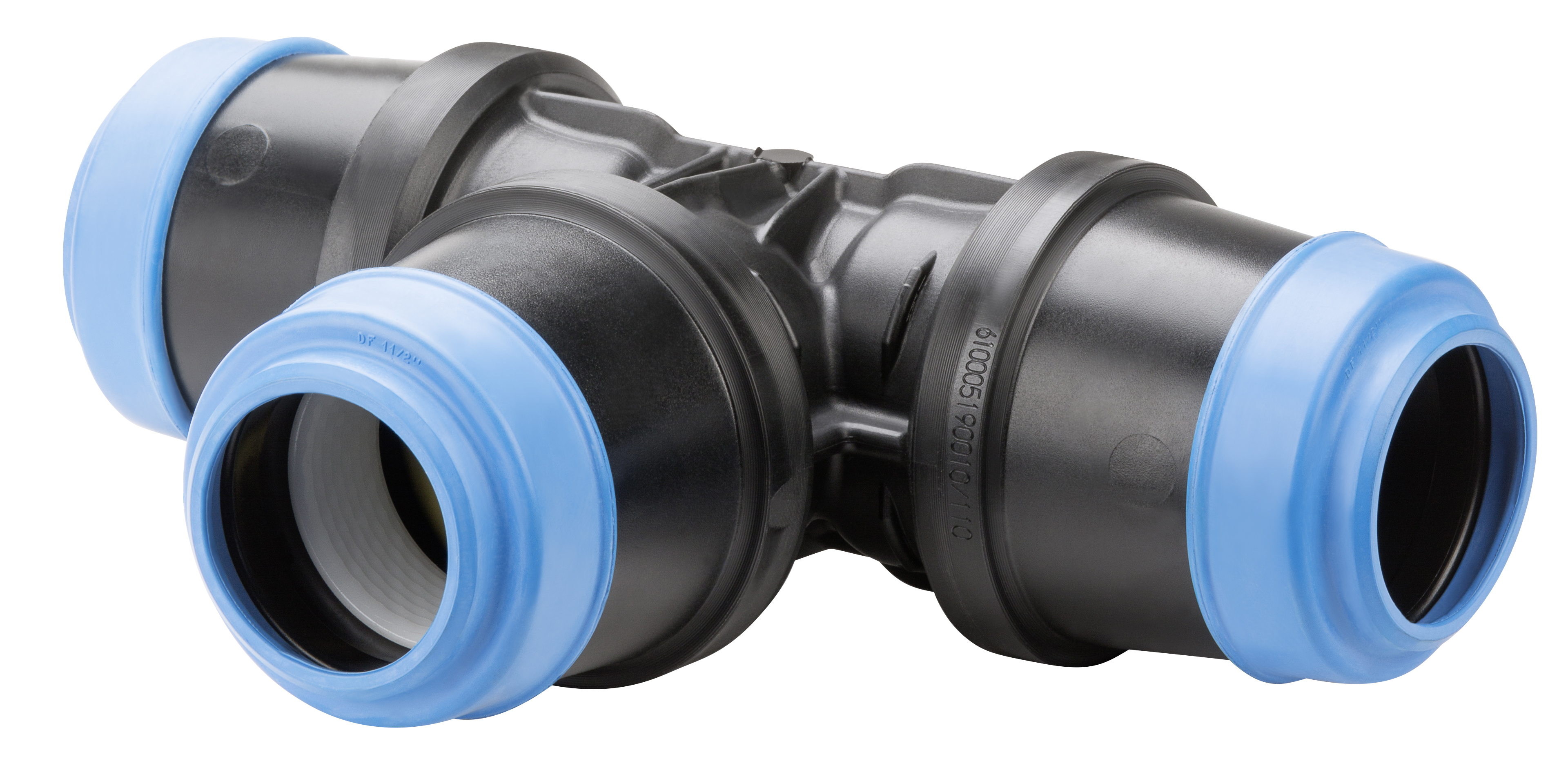 Hawle Water T-stuk 90° 3x PE aansluiting K6550