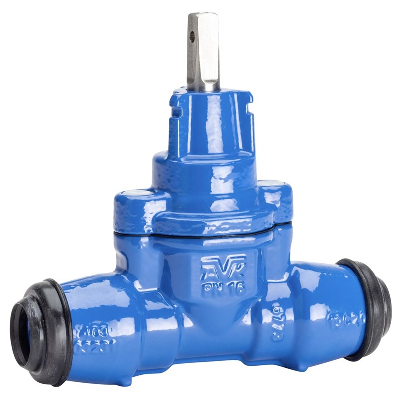 AVK dienstleidingafsluiter 03/30 2x mof trekvast  PN16 water