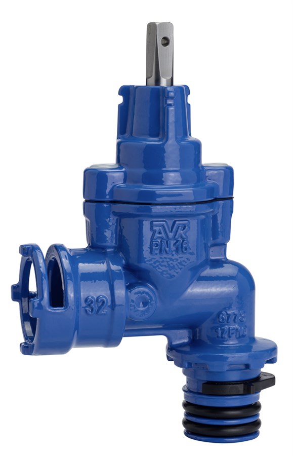 AVK dienstleidingafsluiter 103/02 haaks Supa Lock PN16 water