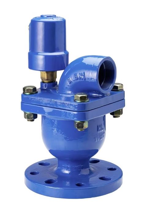 AVK Be- / ontluchter 701/60 met flens, gietijzer, met zand/insectenfilter, PN16 drinkwater