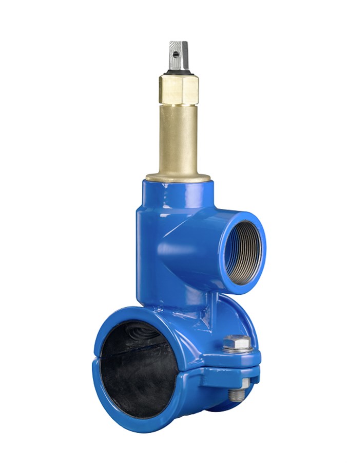 AVK aanboorzadel 727/09 type SWIC ST met frees PN16 water