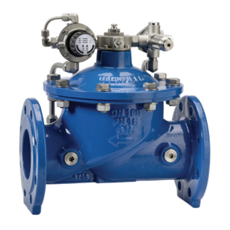 AVK regelafsluiter 859/000X drukreduceer PN10/16 water