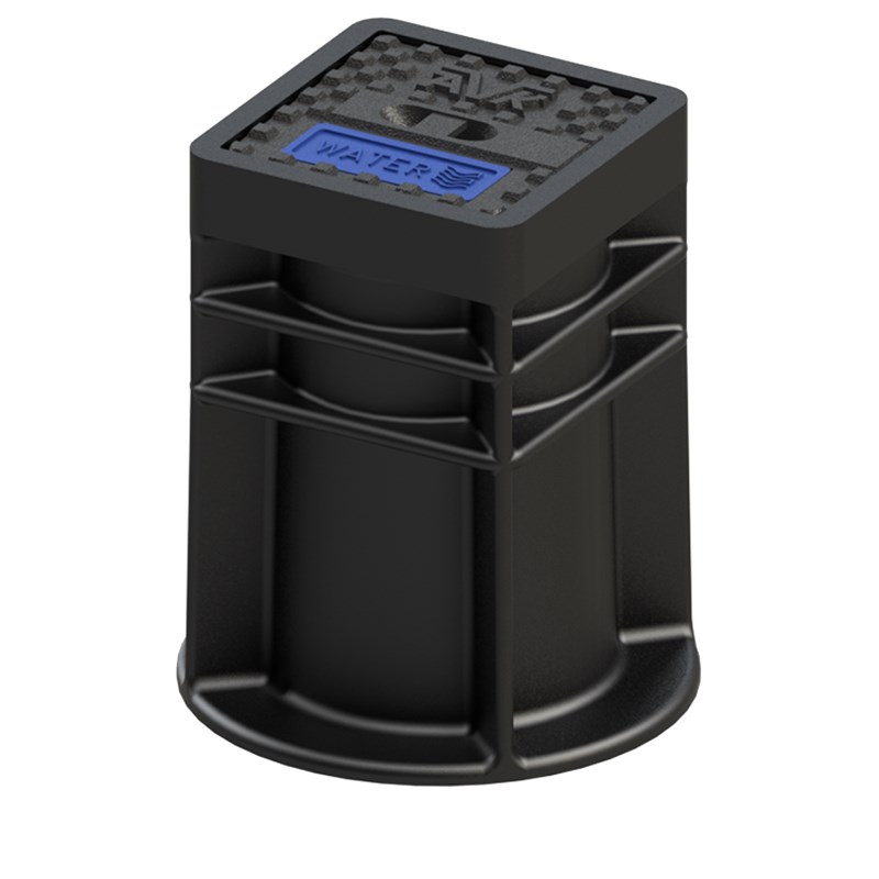 AVK straatpot 80/42 t.b.v. dienstkraan type Purdie met vast opschrift