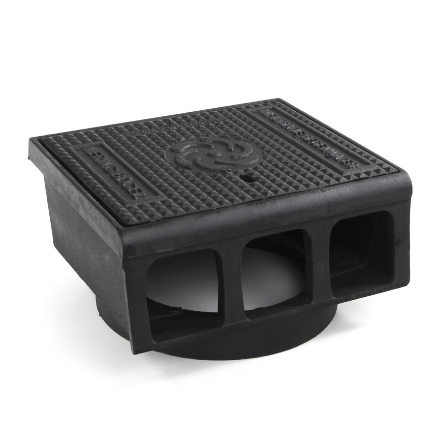 Gietijzeren trottoirkolk 400x350