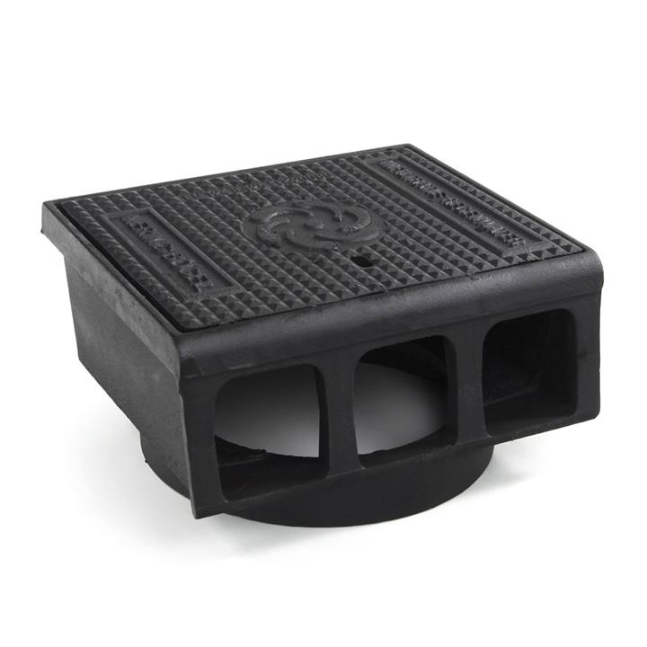 Gietijzeren trottoirkolk 400x350