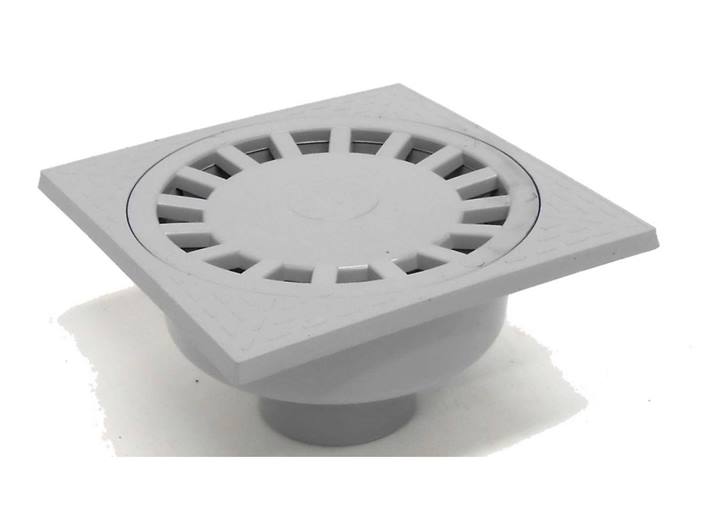 ABS vloerput met ABS rooster