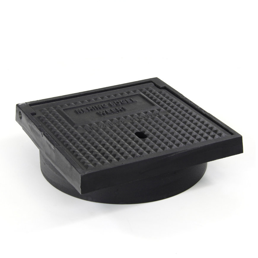 Gietijzeren straatkolkkop "dicht" model