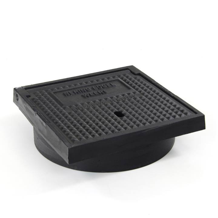 Gietijzeren straatkolkkop "dicht" model