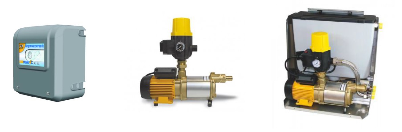 Sigma hergebruik regenwatersysteem 230V. 50Hz-3.5Amp.