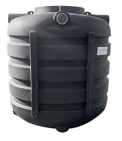 Septic/regenwater tank PE 2000 liter, ondergronds model