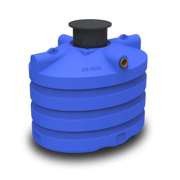 Septic/regenwater "premium" tank PE 5000 liter, ondergronds model