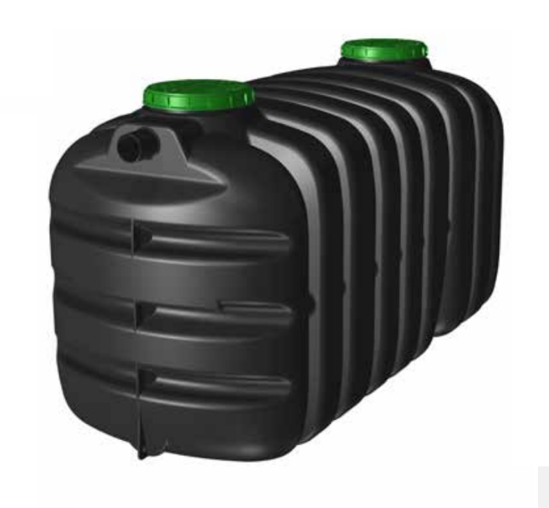 PE sceptic tank horizontaal