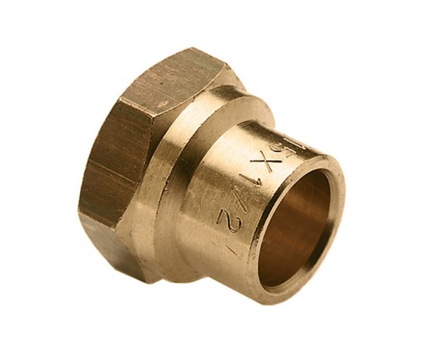 Bonfix messing soldeer schroefbus met bi.dr.