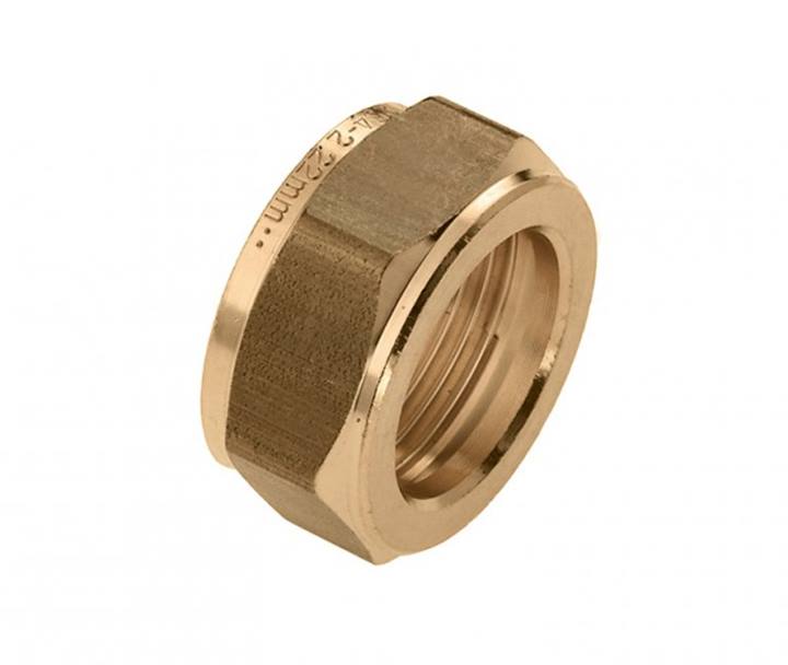 Bonfix messing knel losse knelmoer