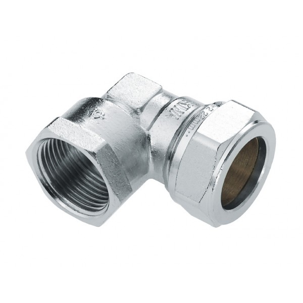 Bonfix nikkel knel schroefknie 90° bi.dr.