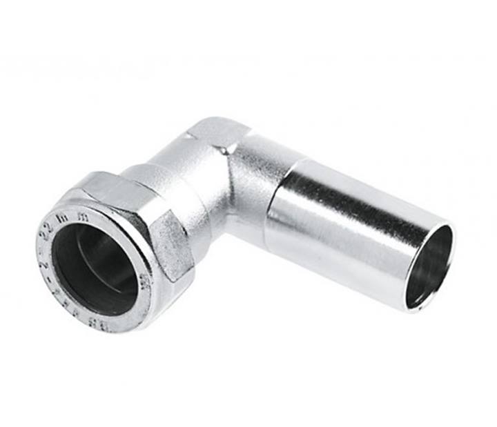 Bonfix nikkel knel inschuifknie 90°