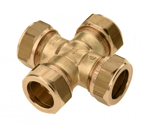 Bonfix messing knel kruisstuk