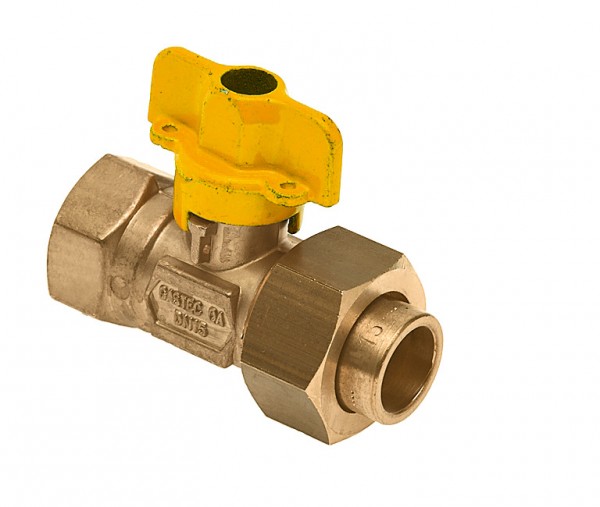 Bonfix messing gaskogelkraan bi.dr. x koppeling capillair