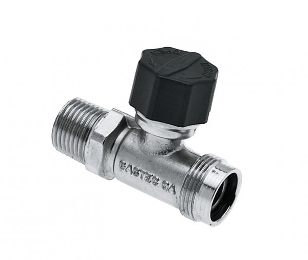 Bonfix chroom gaskomfoorkraan recht