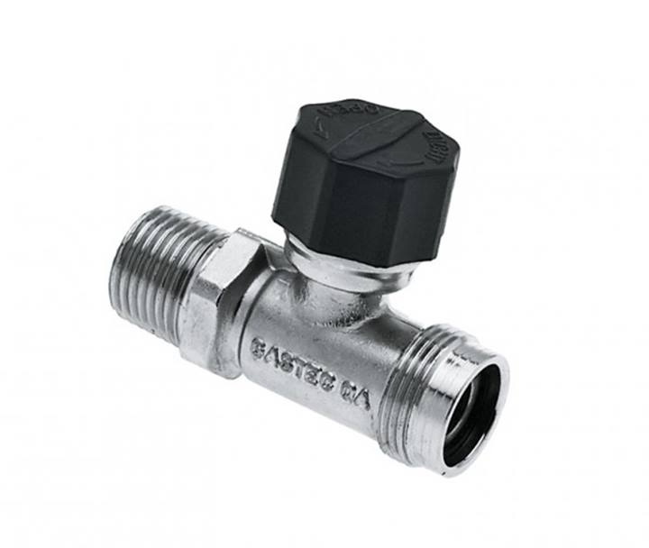 Bonfix chroom gaskomfoorkraan recht