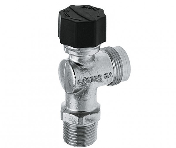 Bonfix chroom gaskomfoorkraan haaks