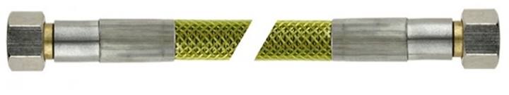 Bonfix RVS gasslang superieur geel