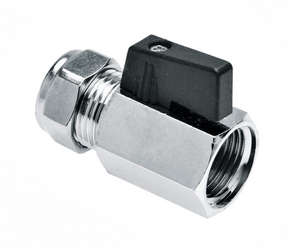 Bonfix gaskogelkraan chroom knel x bi.dr.