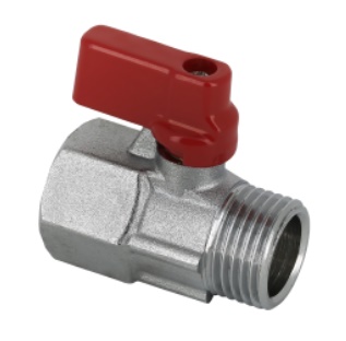 Bonfix mini kogelkraan rode hendel