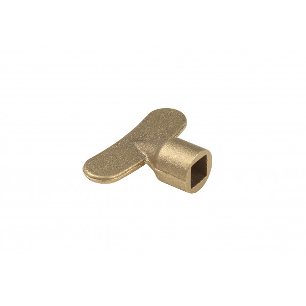 Sleutel t.b.v. bediening tapkraan messing