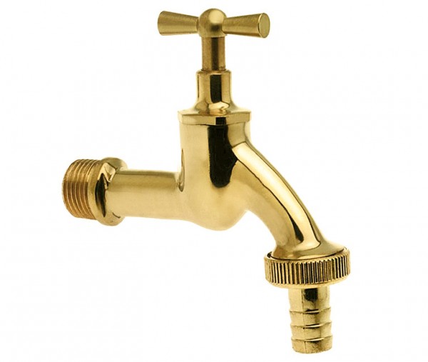 Bonfix messing tapkraan met slangtule