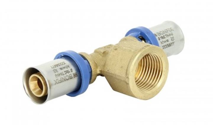 Bonfix Alupex schroef T-stuk 90° 2x pers 1x bi.dr.