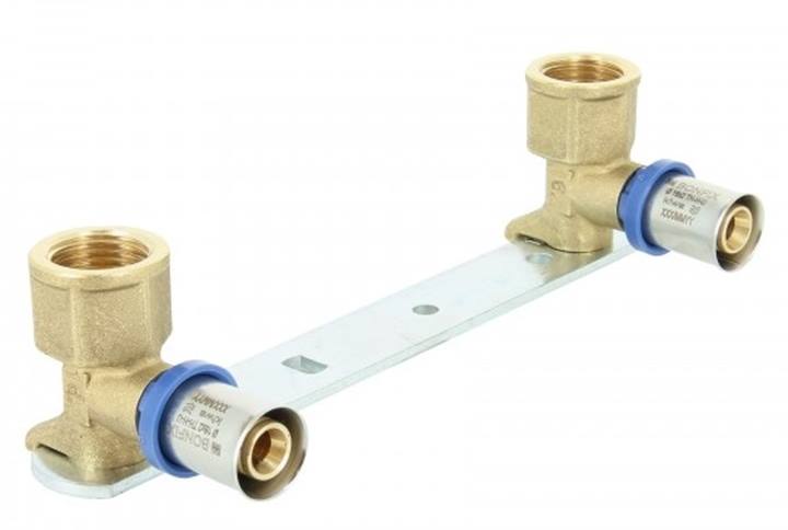 Bonfix Alupex rechte muurplaatbeugel 16x1/2" 150mm