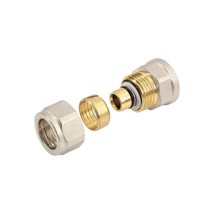 Bonfix Alu-knel schroefbus 16x1/2" bi.dr.